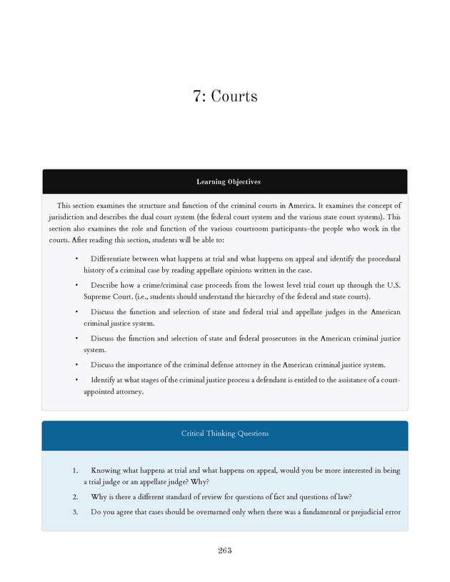 Introduction to the American Criminal Justice System - Page 263