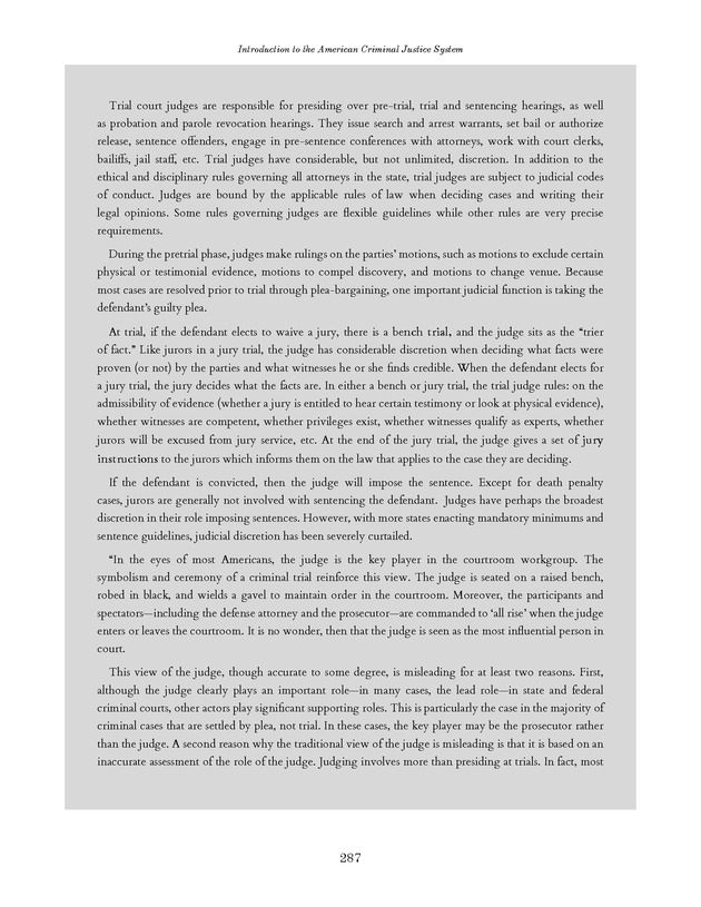 Introduction to the American Criminal Justice System - Page 287