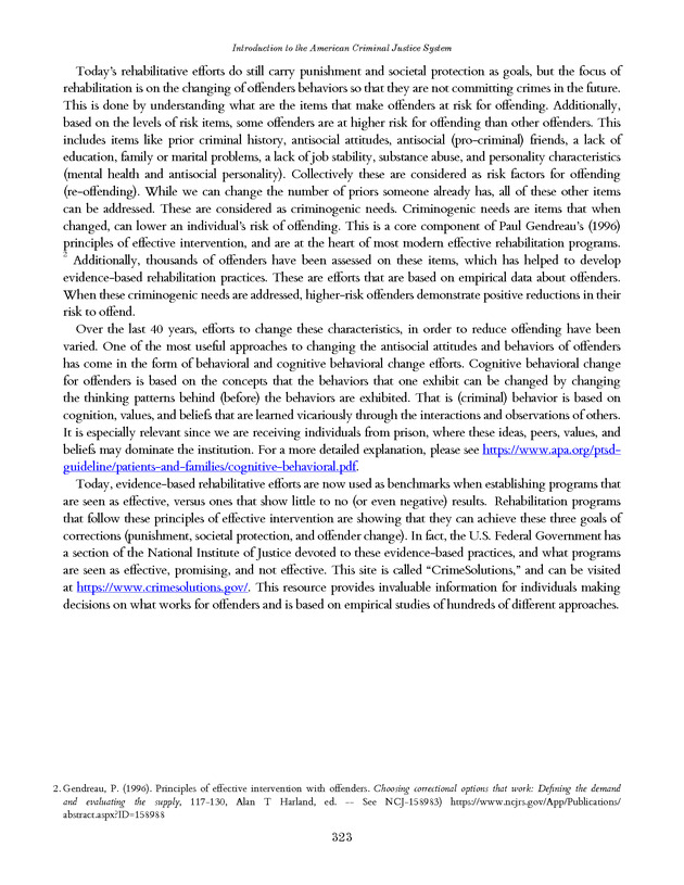 Introduction to the American Criminal Justice System - Page 323