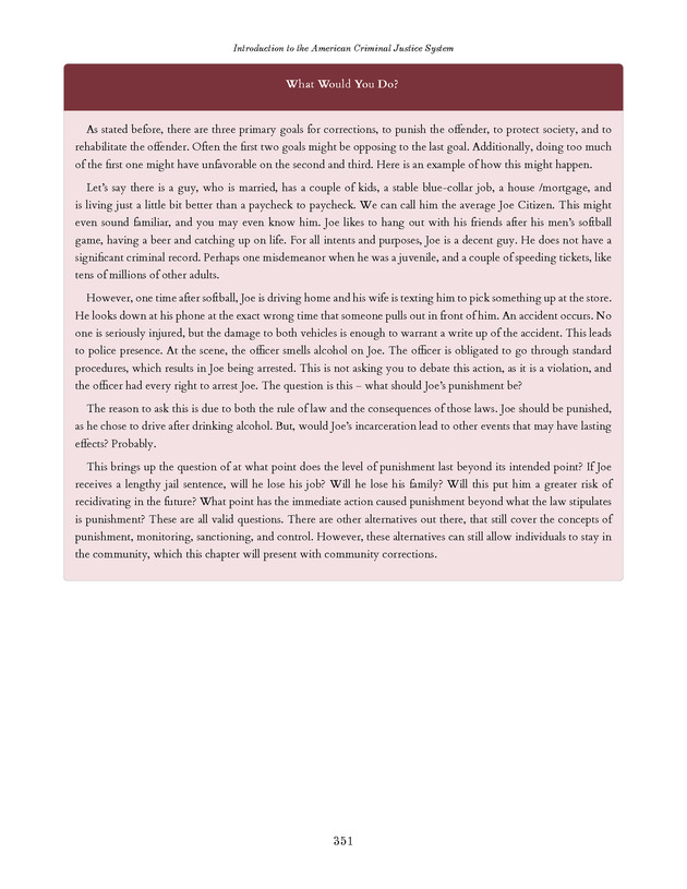 Introduction to the American Criminal Justice System - Page 351