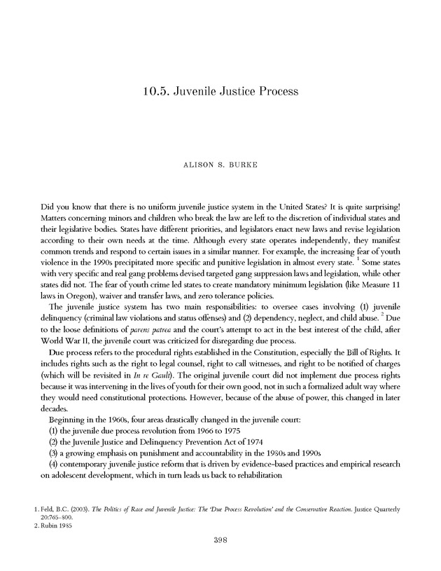 Introduction to the American Criminal Justice System - Page 398