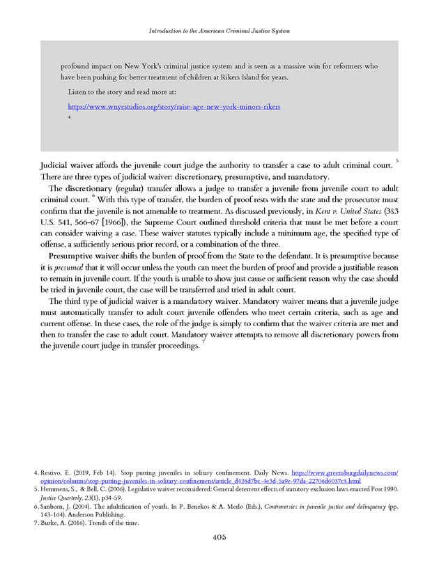 Introduction to the American Criminal Justice System - Page 405