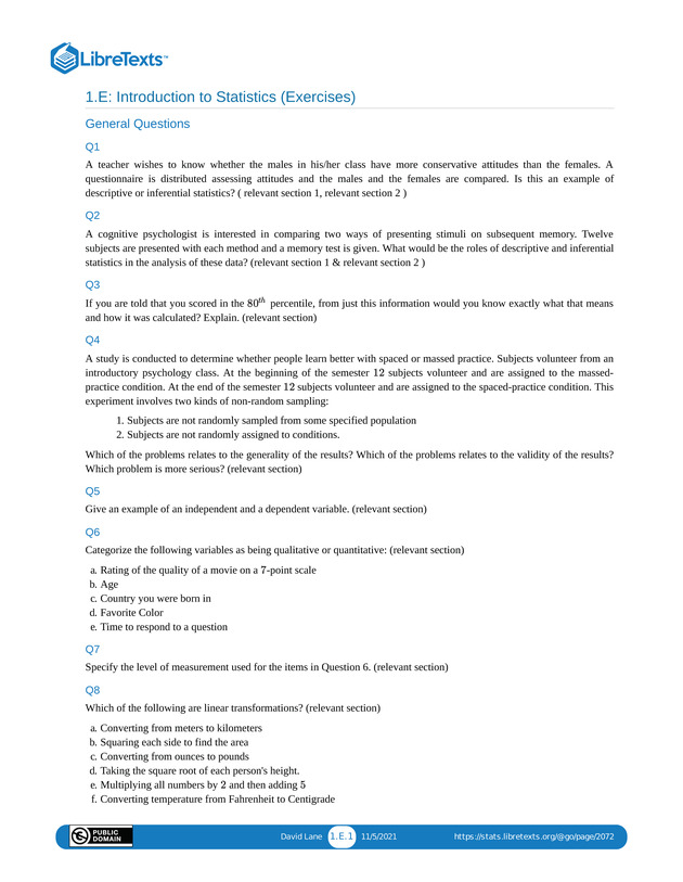 Introductory Statistics - Page 39
