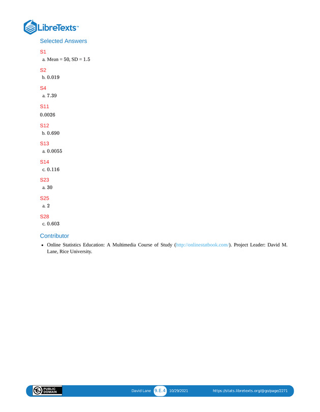 Introductory Statistics - Page 252
