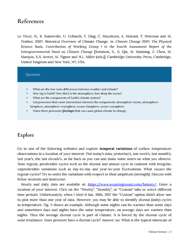 Introduction to Climate Science - Page 5