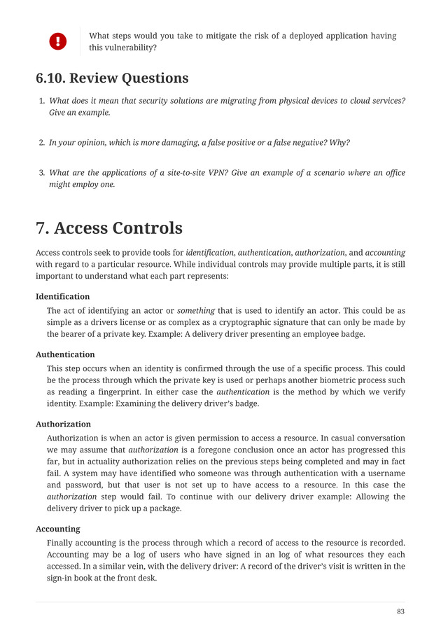 Computer Systems Security: Planning for Success - Page 83