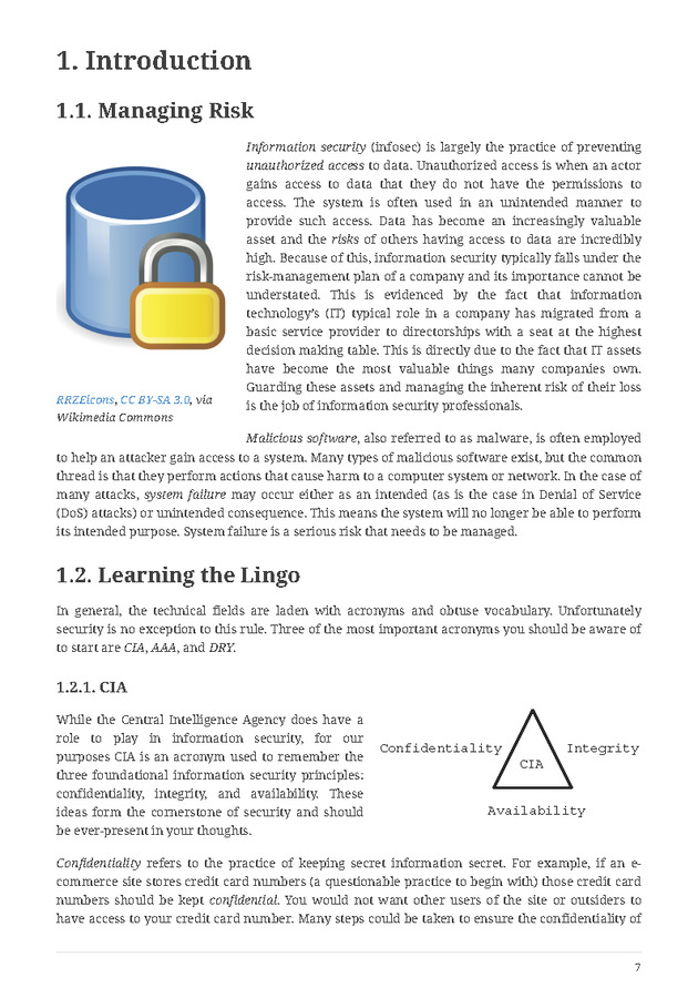Computer Systems Security: Planning for Success - New Page