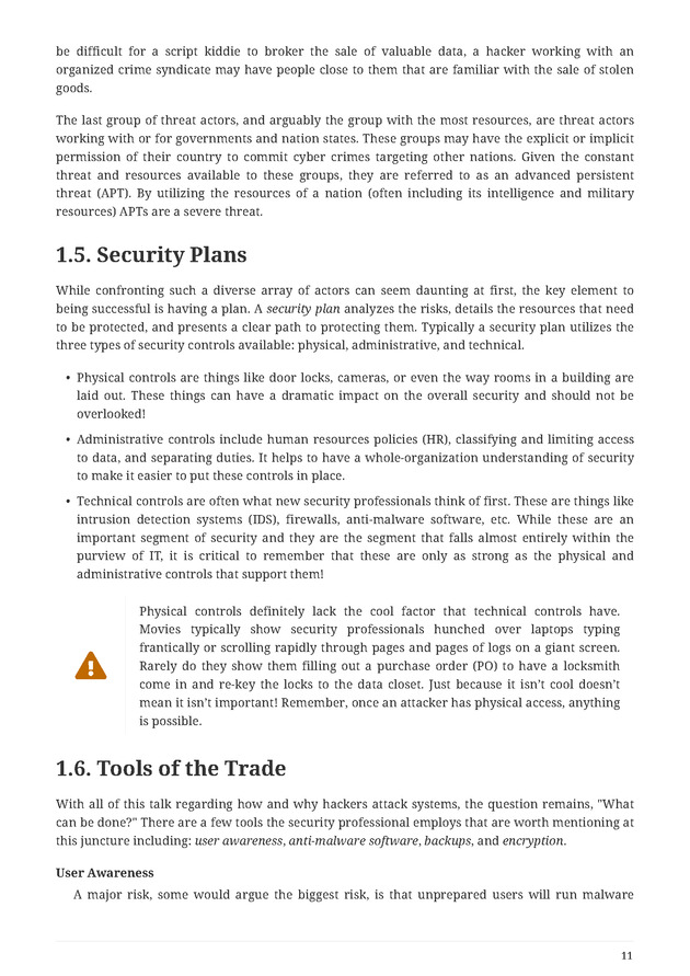 Computer Systems Security: Planning for Success - New Page
