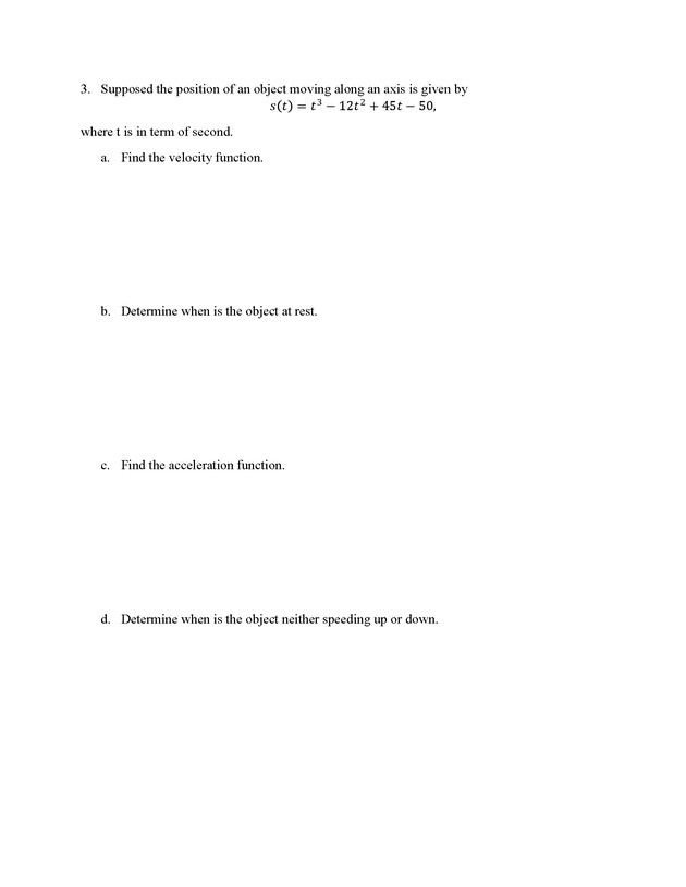 Analytic Geometry and Calculus I : Workbook - Page 42