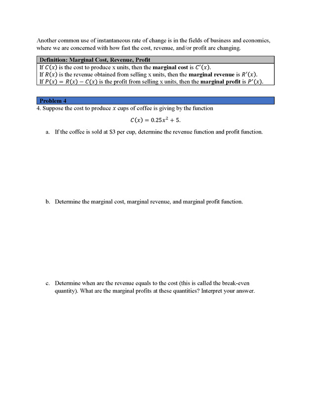 Analytic Geometry and Calculus I : Workbook - Page 43