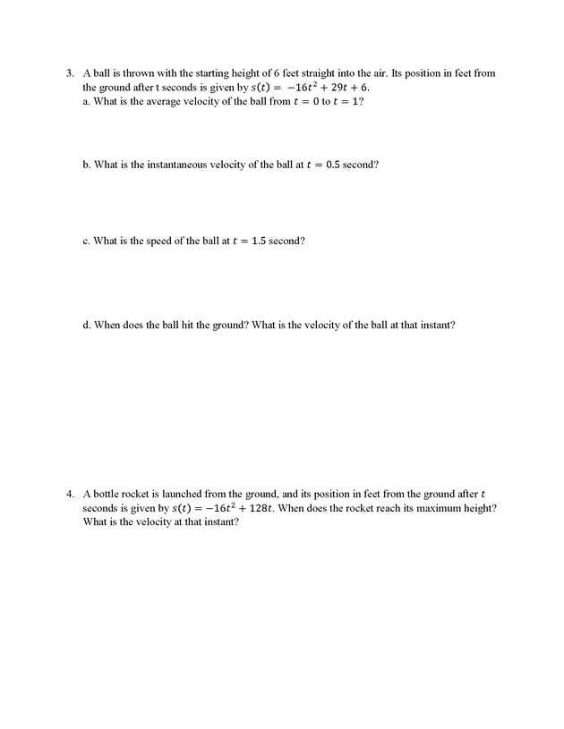 Analytic Geometry and Calculus I : Workbook - Page 45