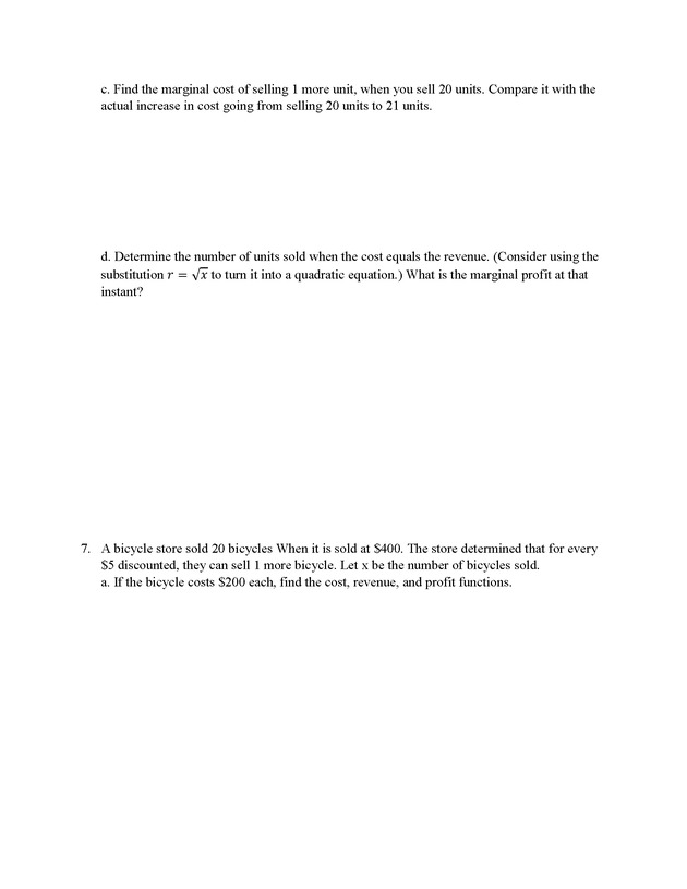 Analytic Geometry and Calculus I : Workbook - Page 47