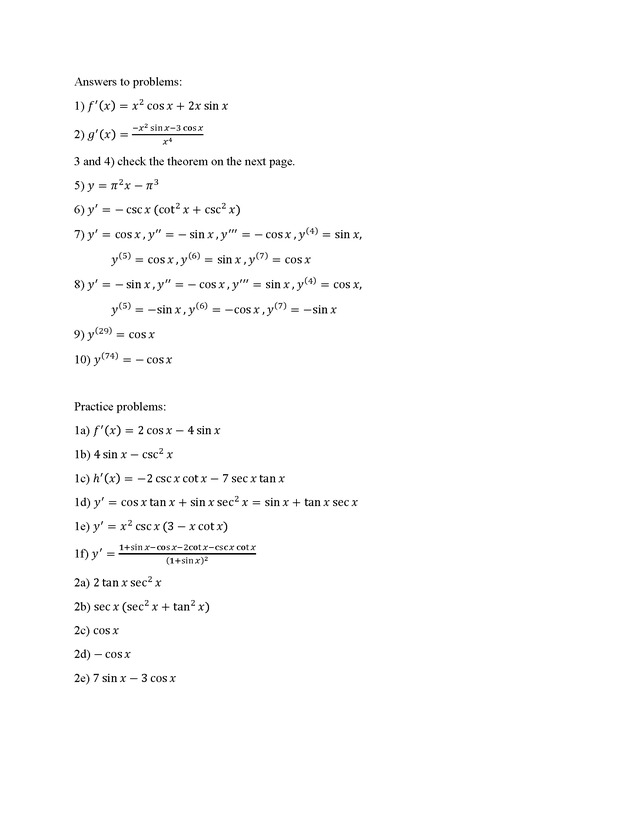 Analytic Geometry and Calculus I : Workbook - Page 58