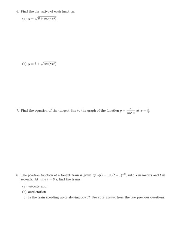 Analytic Geometry and Calculus I : Workbook - Page 62