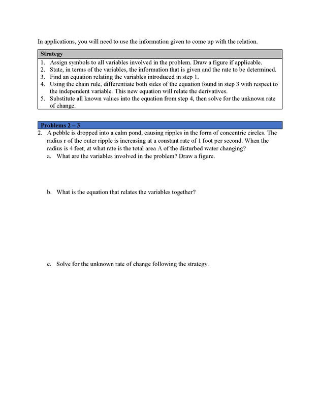 Analytic Geometry and Calculus I : Workbook - Page 77