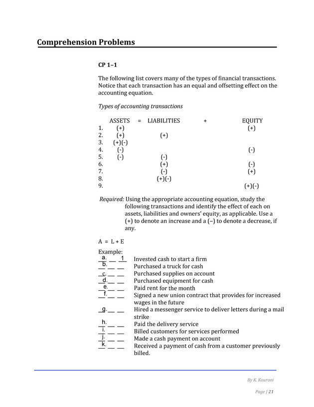 Introduction to Financial Accounting I - Page 21