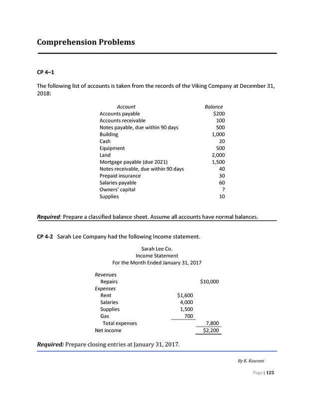 Introduction to Financial Accounting I - Page 125