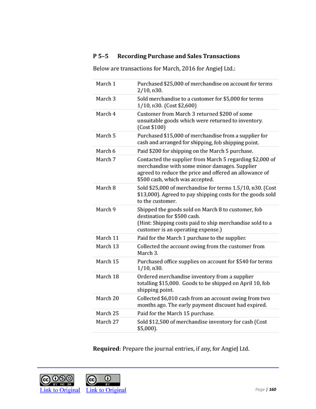 Introduction to Financial Accounting I - Page 160