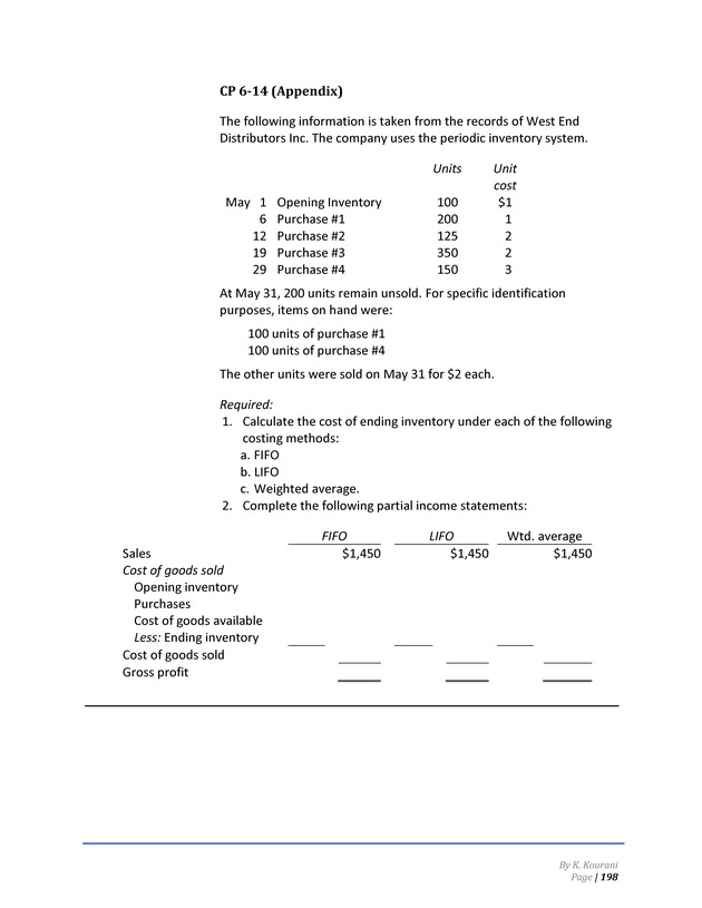 Introduction to Financial Accounting I - Page 204