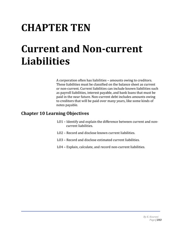 Introduction to Financial Accounting I - Page 319