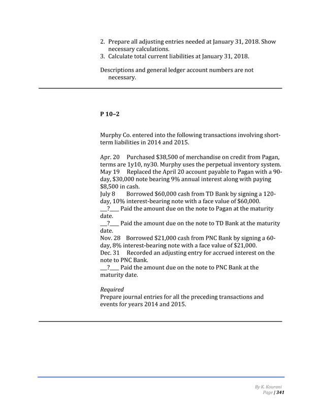 Introduction to Financial Accounting I - Page 347