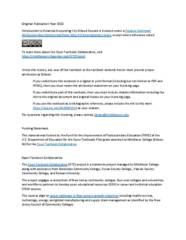 Introduction to Financial Accounting I - New Page