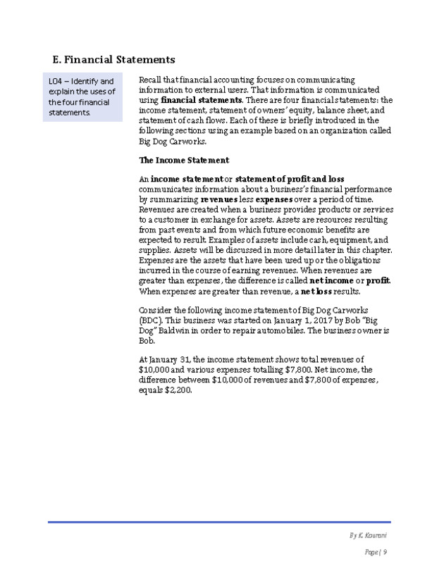 Introduction to Financial Accounting I - New Page