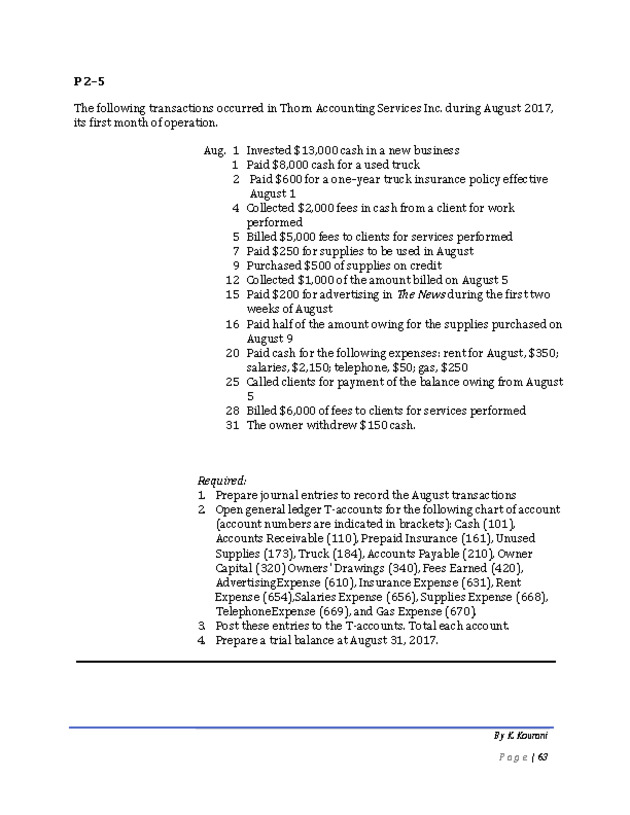 Introduction to Financial Accounting I - New Page