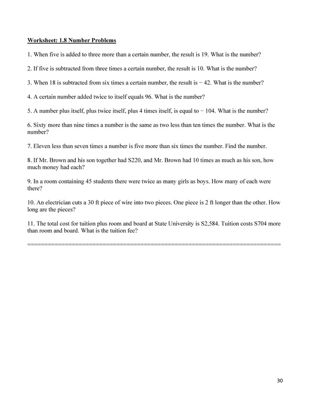 Beginning Algebra Workbook - Page 26