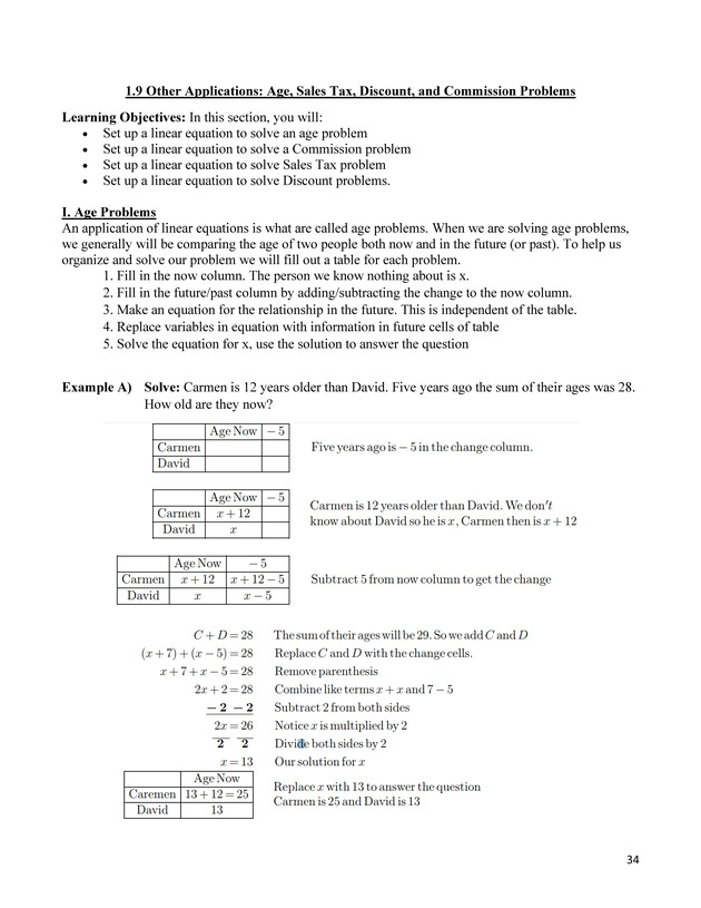 Beginning Algebra Workbook - Page 30