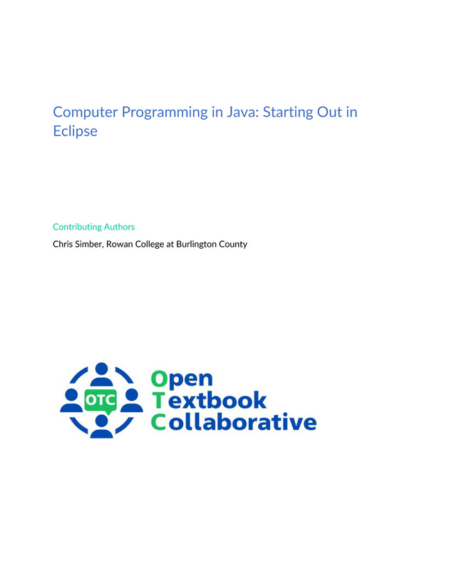 Computer Programming in Java - New Page