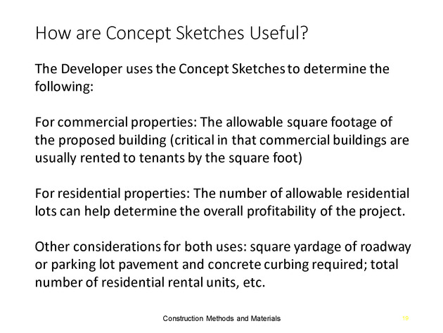 Week 2 : Land Development Considerations - Slide 18