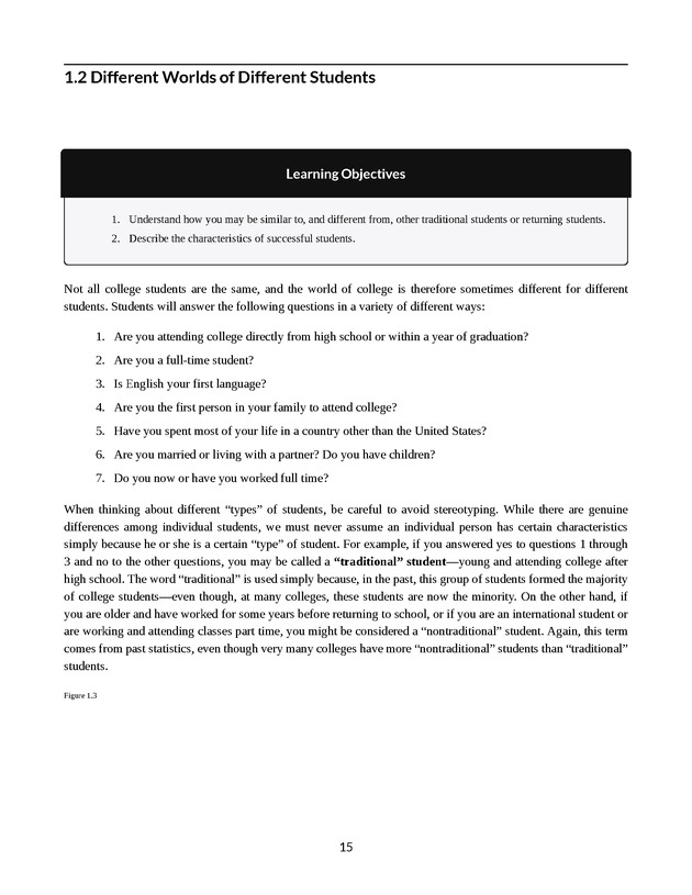 College Success - New Page