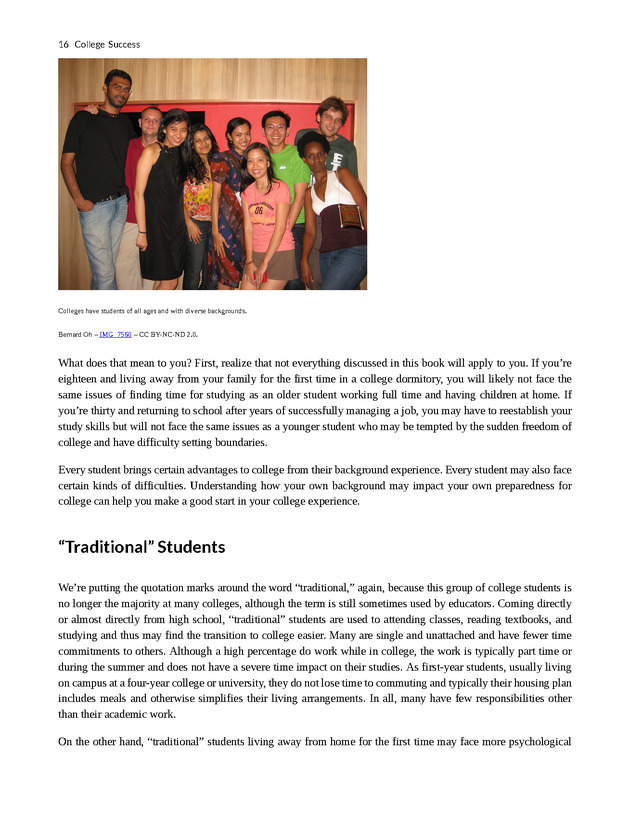 College Success - New Page