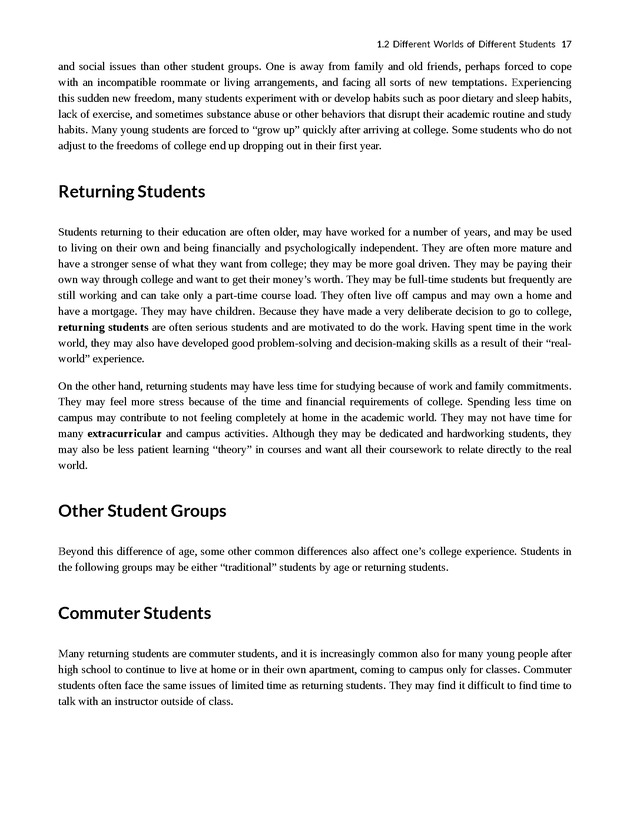 College Success - New Page