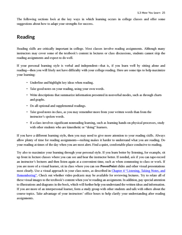 College Success - New Page