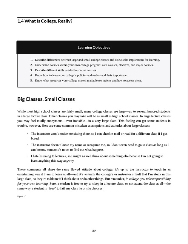 College Success - New Page