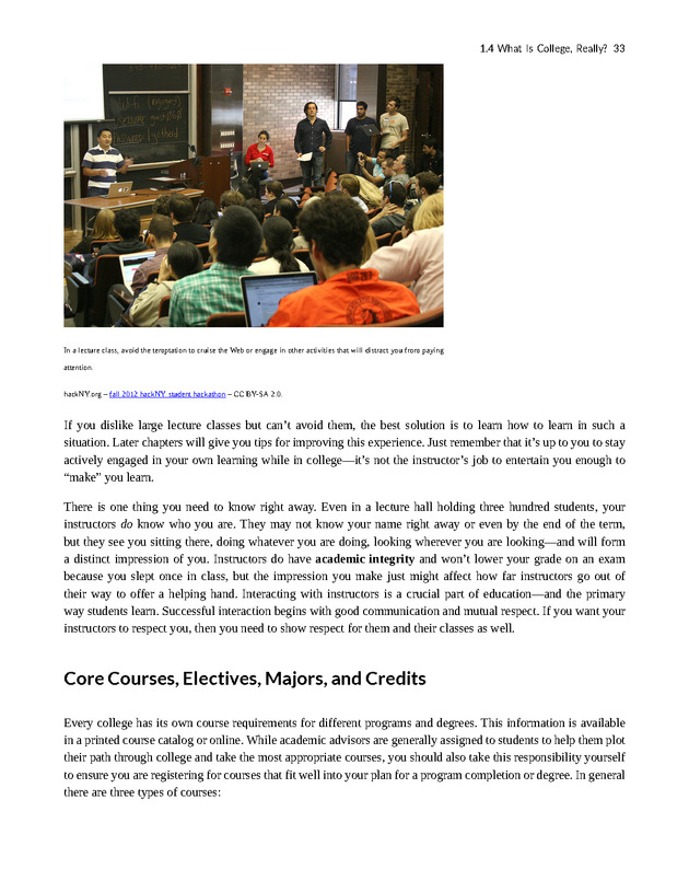 College Success - New Page