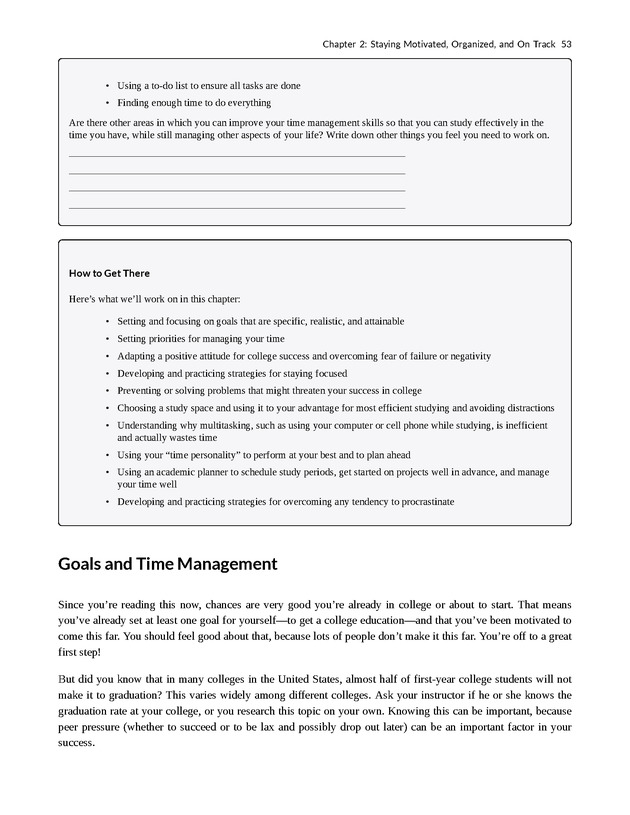 College Success - New Page