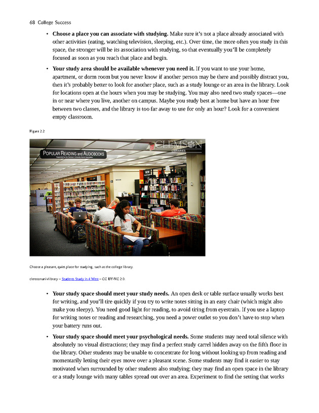 College Success - New Page