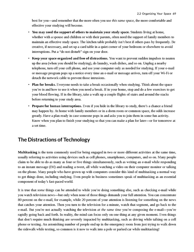 College Success - New Page