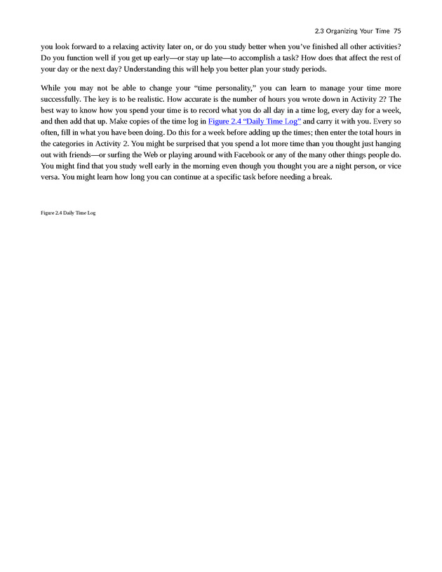 College Success - New Page