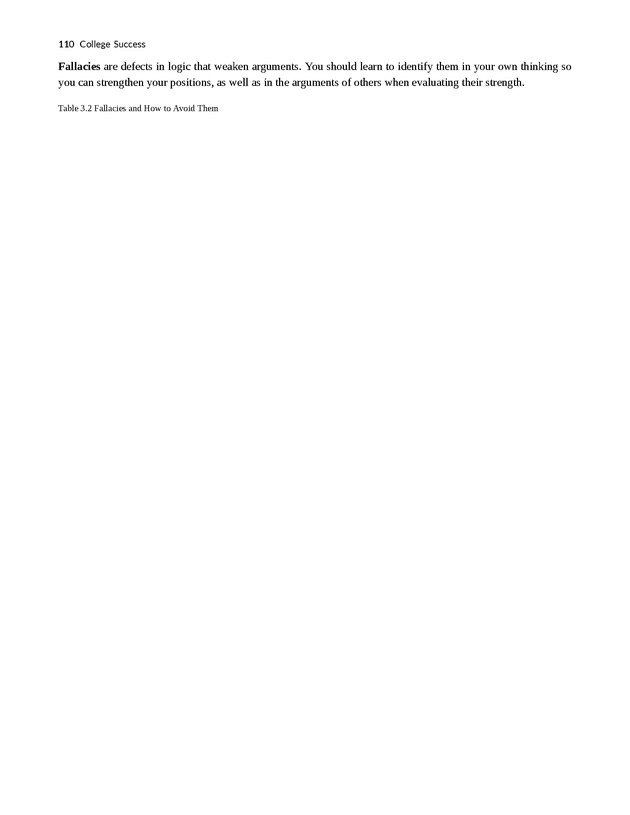 College Success - New Page