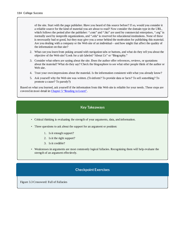 College Success - New Page