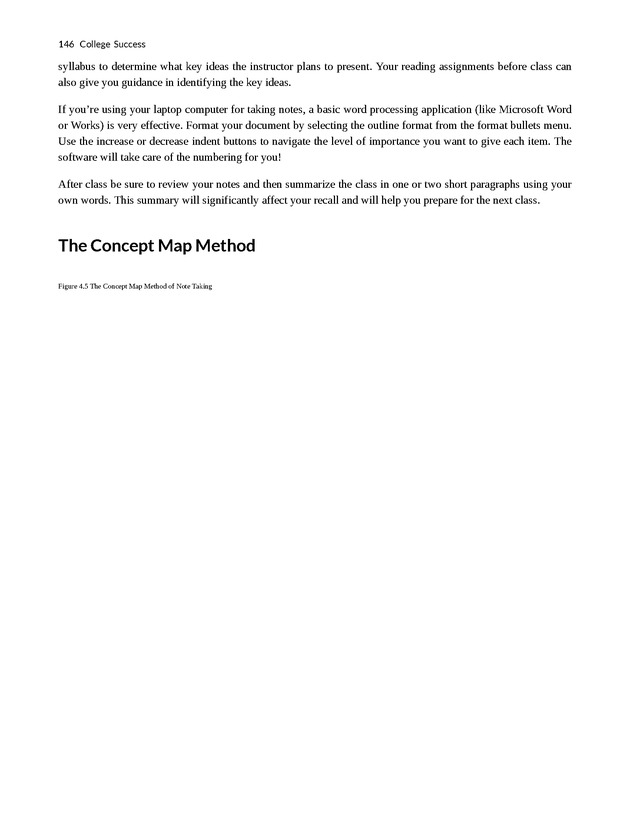 College Success - New Page