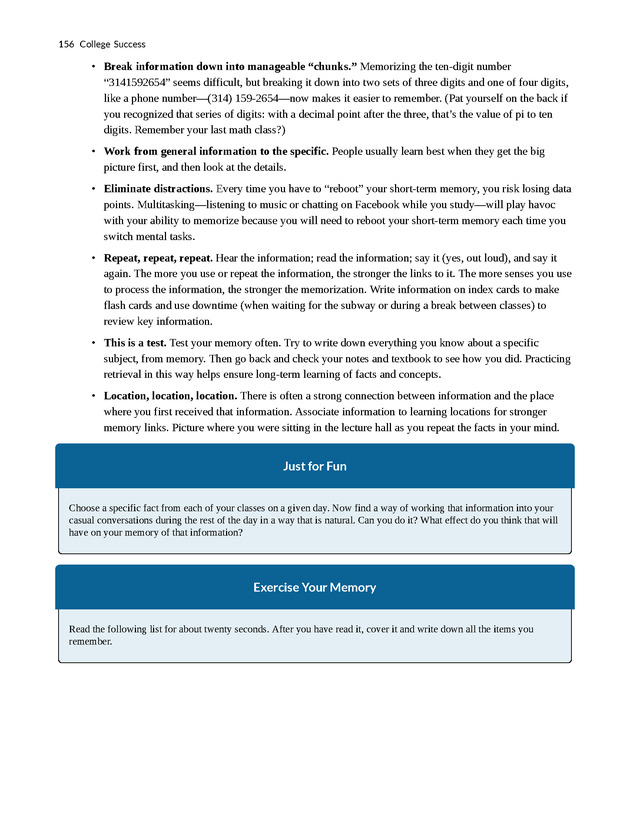 College Success - New Page