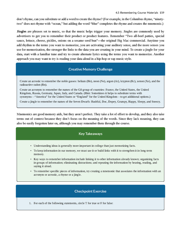 College Success - New Page