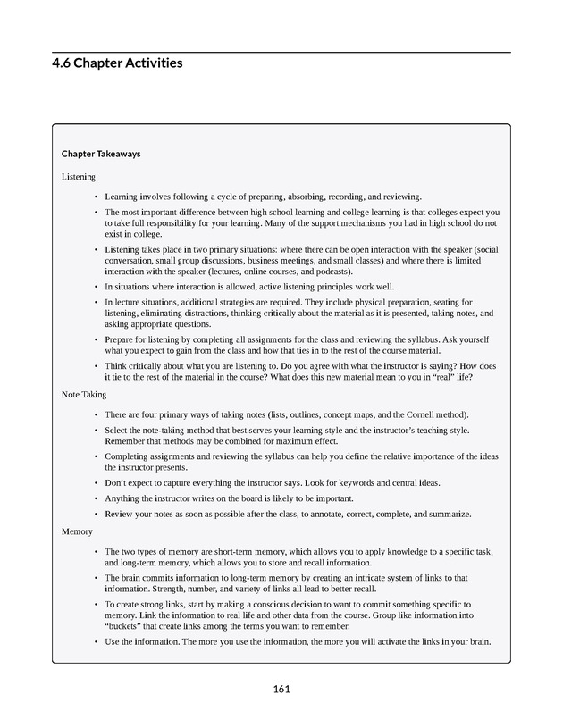 College Success - New Page