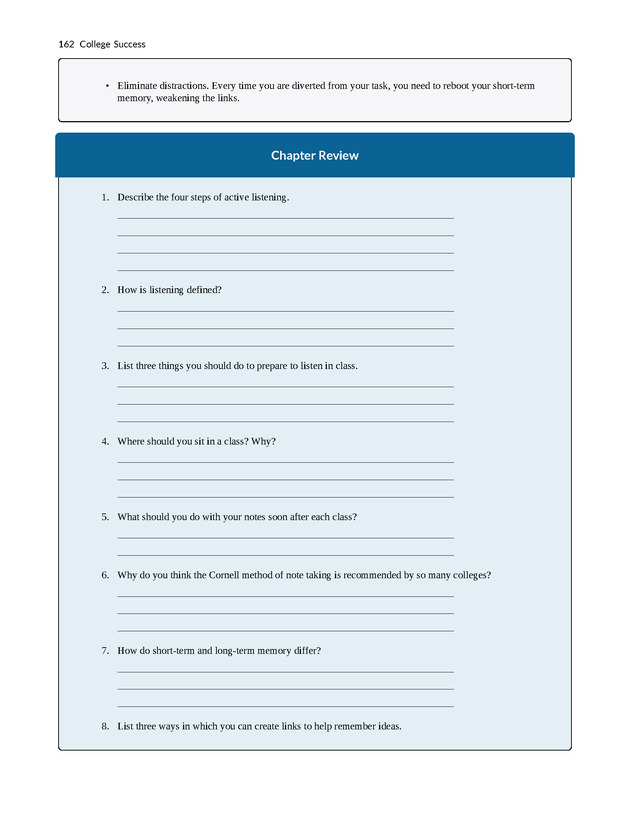 College Success - New Page
