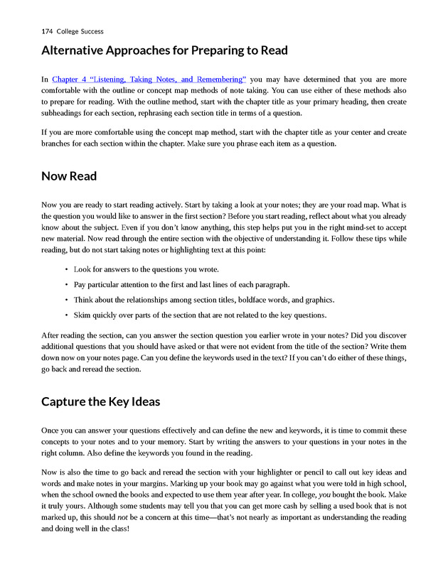 College Success - New Page